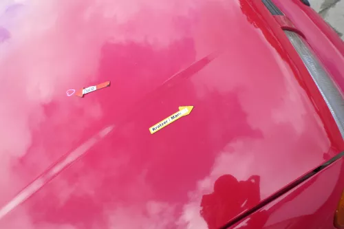 VW Caddy 9K Polo Variant 6Kv Kombi Motorhaube vorne rot LY3D Klappe Haube (171475)