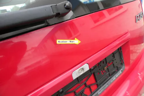 VW Polo Kombi Variant 6KV Heckklappe Klappe hinten Kofferraumklappe rot LY3D (171482)