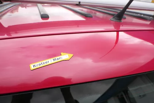 VW Polo Kombi Variant 6KV Heckklappe Klappe hinten Kofferraumklappe rot LY3D (171482)