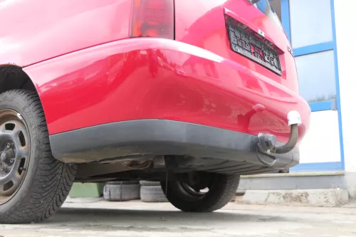 VW Polo Kombi Variant Stoßstange hinten Heckstoßstange rot LY3D (171483)