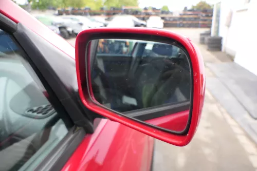 VW Polo Kombi elektrisch Spiegel vorne rechts Außenspiegel rot LY3D bisBj1999 (171489)