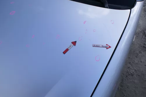 Seat Arosa 6H Facelift Motorhaube Haube Klappe vorne grau silber LS7N (171498)