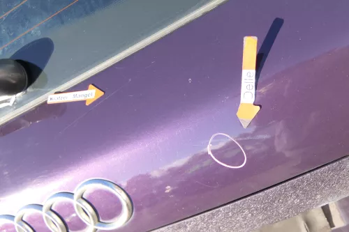 Audi A3 8L Facelift Heckklappe Kofferraumklappe Klappe hinten merlin lila LZ3W (171524)