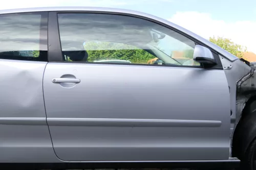 VW Polo 9N 9N3 Tür vorne rechts Beifahrertür 2/3-Türer silber LA7W ohneAnbauteil