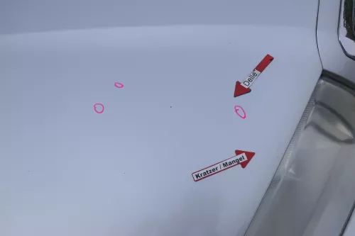 Skoda Fabia 6Y Motorhaube Klappe vorne silber grau LF7T mit Grill vorn (171561)