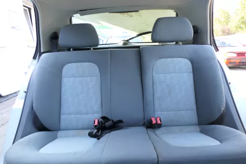 Skoda Fabia 6Y Rückbank Rücksitzbank Sitz Rücksitz hinten + 2x Kopfstützen b