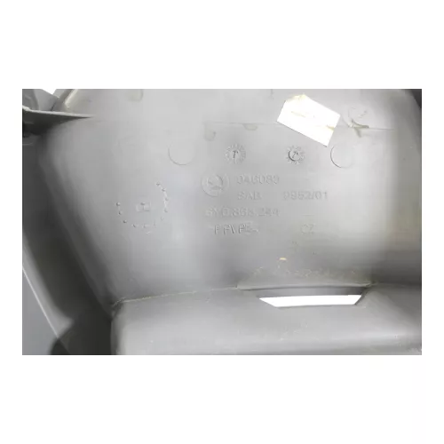 Skoda Fabia 6Y Mittelkonsole Mitteltunnel um Schaltung 6Y0863242 QZY grau (171580)