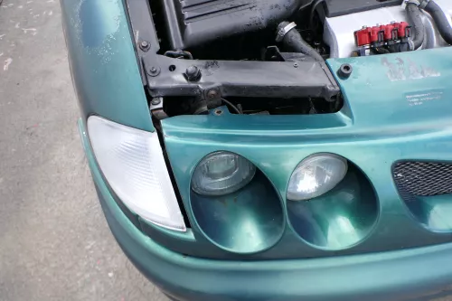 VW Sharan 7M 2x Scheinwerfer + Kühlergrill Grill Projekt Zwo Sport grüN LC6P (171627)