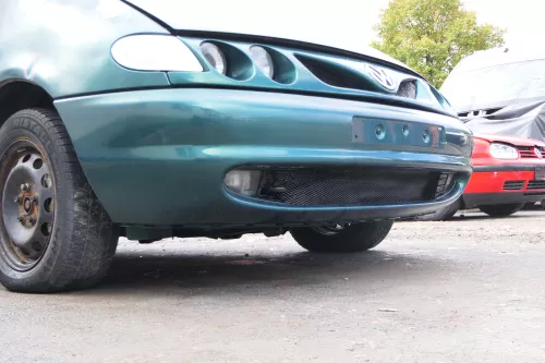 VW Sharan 7M Stoßstange Frontstoßstange vorne Projekt Zwo Sport grün LC6P (171628)