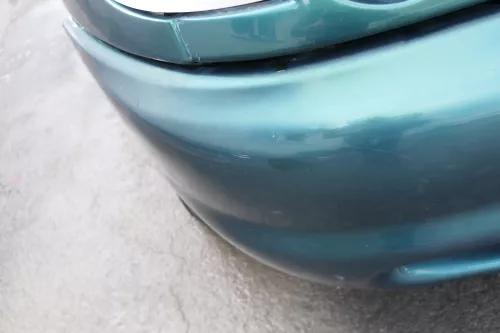 VW Sharan 7M Stoßstange Frontstoßstange vorne Projekt Zwo Sport grün LC6P (171628)