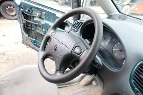 VW Sharan Alhambra Lenkrad 4-Speichen 7M0419091BL Leder Lederlenkrad Mängel