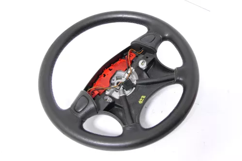 VW Sharan Alhambra Lenkrad 4-Speichen 7M0419091BL Leder Lederlenkrad Mängel (171647)