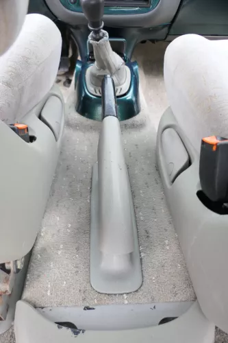 VW Sharan 7M Galaxy WGR Handbremse Feststellbremse Verkleidung Abdeckung grau