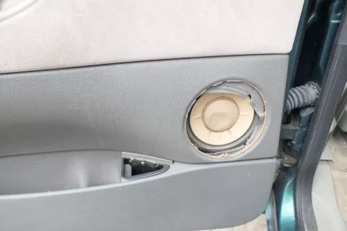 VW Sharan 7M Türverkleidung Verkleidung Tür hinten links -bis ca. 1999  biber (171651)