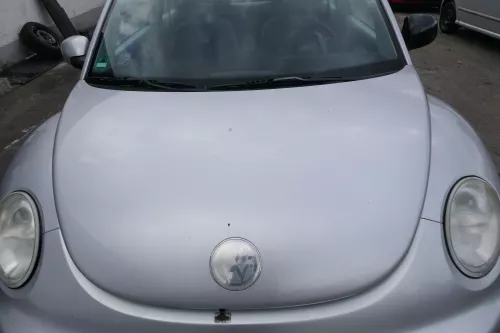 VW New Beetle 9C Motorhaube Klappe vorne silber grau LG9R