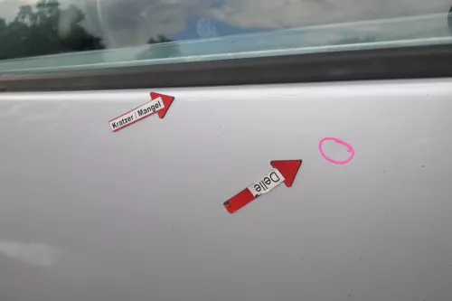 VW New Beetle 1C 9C Tür vorne links Fahrertür silber grau LG9R - OHNE Anbauteile (171726)