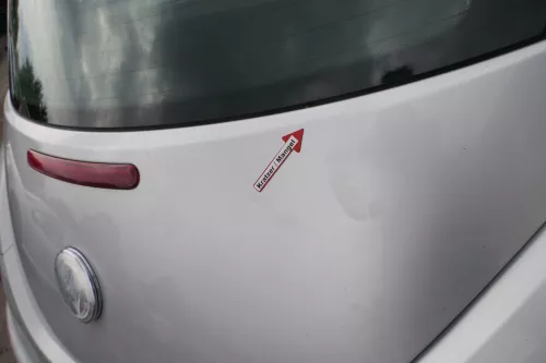 Beetle 1C 9C Heckklappe mit Scheibe Klappe hinten grau silber LG9R (ohneSchlo (171731)