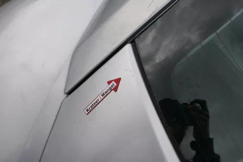 Beetle 1C 9C Heckklappe mit Scheibe Klappe hinten grau silber LG9R (ohneSchlo (171731)