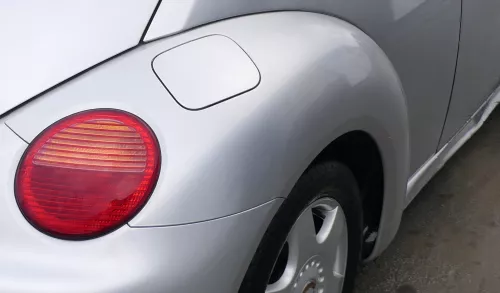 VW New Beetle 9C Kotflügel hinten rechts silber grau LG9R 1C0821302H