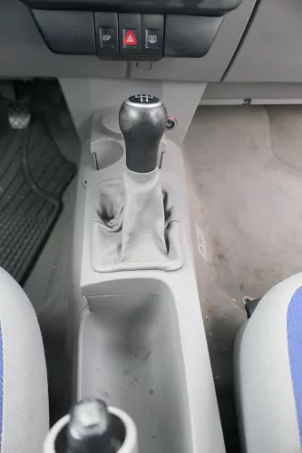 Beetle Schaltknauf Schaltsack Schaltung Schaltknüppel original 5-Gang Leder grau (171744)