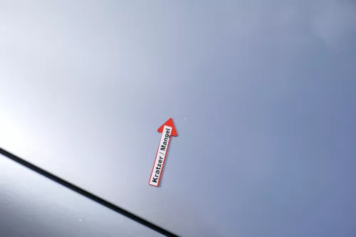 VW Polo 9N Motorhaube Klappe vorne silber grau LA7W reflexsilber bisca.Bj.2004 (171765)