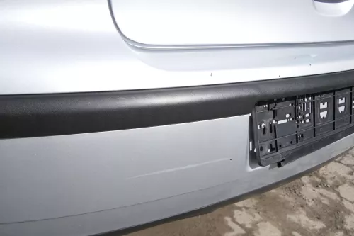 VW Polo 9N 9N3 Stoßstange Heckstoßstange hinten silber LA7W (171772)