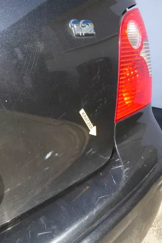 VW Polo 9N3 9N Heckklappe Kofferraumklappe Klappe schwarz LC9Z - Scheibe (171826)