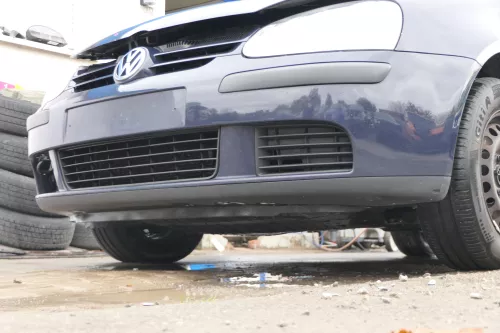 VW Golf 5 1K V Stoßstange vorne Frontoßstange Stoßfänger blau LA5G (171915)