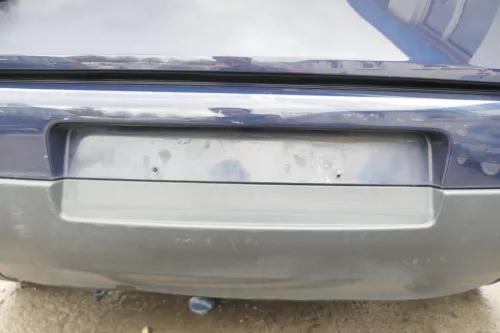 VW Golf 5 1K Limousine Stoßstange hinten Heckstoßstange blau LA5G (171925)