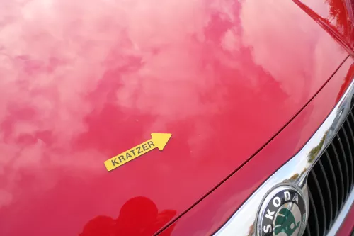 Skoda Fabia 6Y Motorhaube Klappe vorne rot LF3K vorn     (OHNEgrill!) (171940)