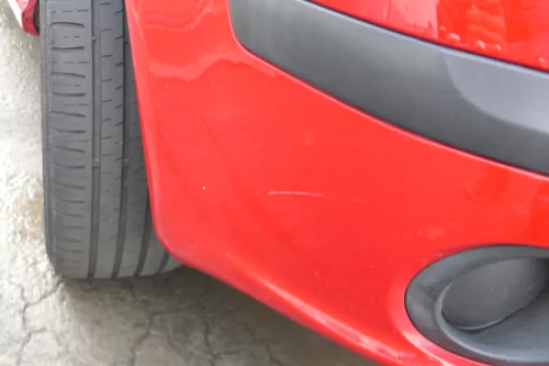 Skoda Fabia 6Y Stoßstange Stoßfänger vorne rot LF3K 2004-2008 - Facelift (171943)