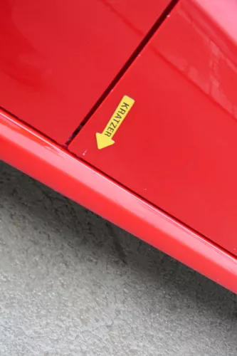 Skoda Fabia 6Y Kombi Limousine Tür vorne rechts Beifahrertür rot LF3K (171945)