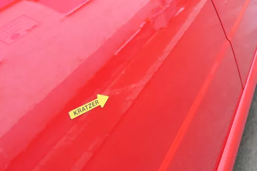 Skoda Fabia 6Y Limousine Schrägheck Tür hinten rechts rot LF3K (171946)