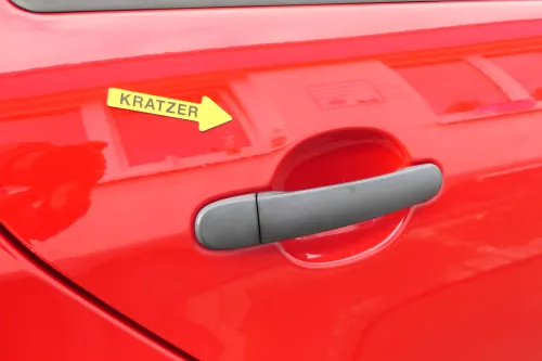 Skoda Fabia 6Y Limousine Schrägheck Tür hinten rechts rot LF3K (171946)