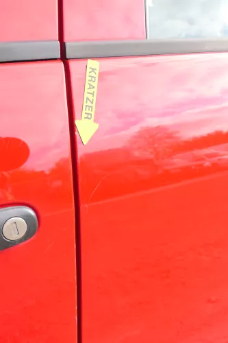 Skoda Fabia 6Y Limousine Schrägheck Tür hinten links rot LF3K (171947)