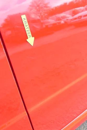 Skoda Fabia 6Y Limousine Schrägheck Tür hinten links rot LF3K (171947)