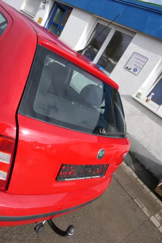 Skoda Fabia 6Y6 Schrägheck Heckklappe Kofferraumklappe hinten rot LF3K (171949)