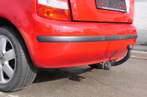 Skoda Fabia 6Y Schrägheck Stoßstange hinten Heckstoßstange rot LF3K (171950)