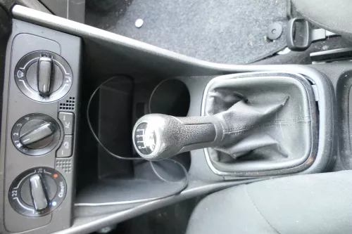 VW Polo 6R 6C Schaltknauf Schaltsack Schaltung Schaltknüppel Leder schwarz