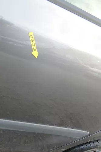 Skoda Fabia 5J Kombi Tür hinten links grau titangrau 9795 - ohne Anbauteile (172607)