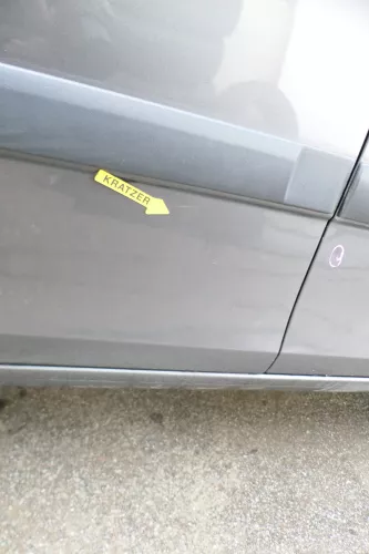 Skoda Fabia 5J Kombi Tür hinten rechts grau titangrau 9795 - ohne Anbauteile (172608)