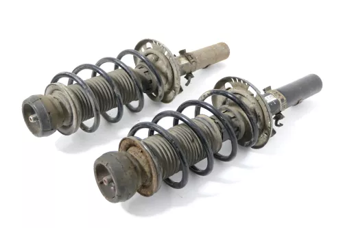 2x Polo 9N 9N3 Fox Ibiza 6L Federbein Stoßdämpfer Feder vorne