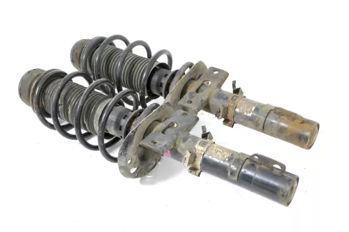 2x Polo 9N 9N3 Fox Ibiza 6L Federbein Stoßdämpfer Feder vorne (172645)