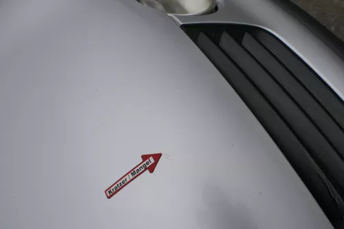 VW Polo 9N Motorhaube Klappe vorne silber grau LA7W reflexsilber bisca.Bj.2004 (172668)