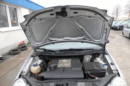 VW Polo 9N Motorhaube Klappe vorne silber grau LA7W reflexsilber bisca.Bj.2004 (172668)