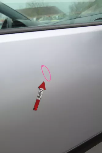 VW Polo 9N 9N3 Tür vorne rechts Beifahrertür 2/3-Türer silber LA7W ohneAnbauteil (172671)