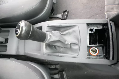 VW Polo 9N 9N3 Schaltknauf Schaltsack Schaltung Schaltknüppel 6Q1711113F QFJ (172681)