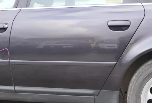 Audi A6 4B C5 Tür Türblatt hinten links nur Türblatt blau lila LZ4V