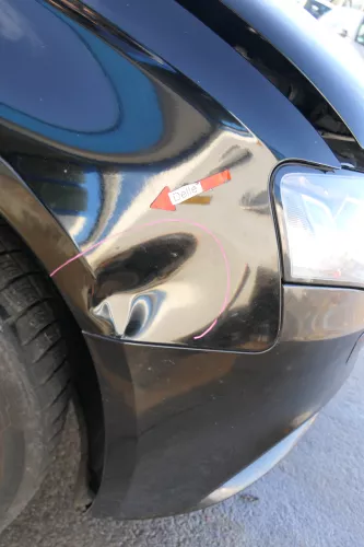 Audi A4 8K B8 Kotflügel vorne rechts schwarz LY9B (172727)