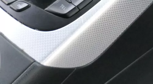 A4 8K B8 Verkleidung um Tacho Klappe Abdeckung Dekor flex-metallic silber alu (172819)